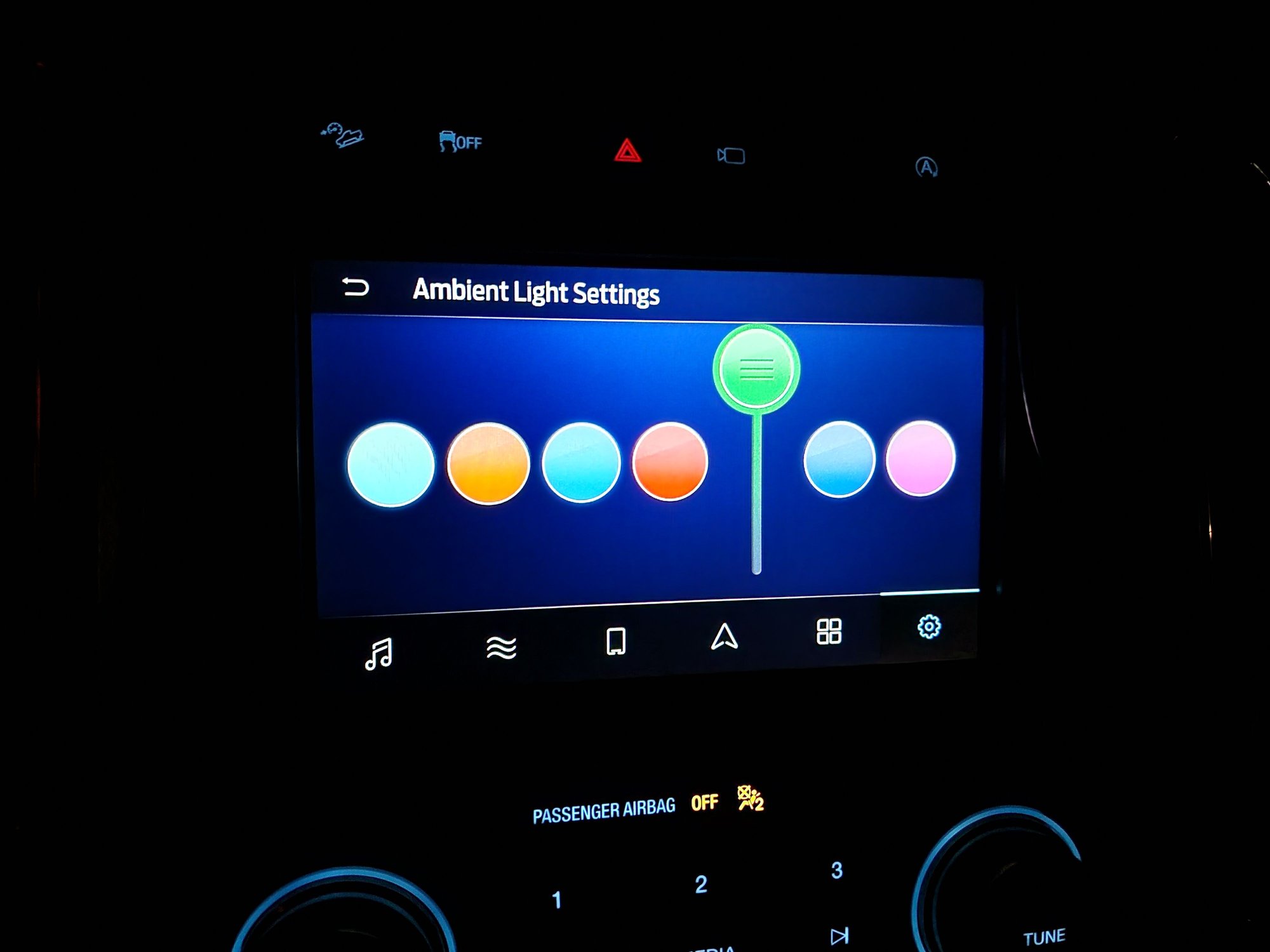 2018 F150 Ambient Lighting MultiColor Settings Inoperative