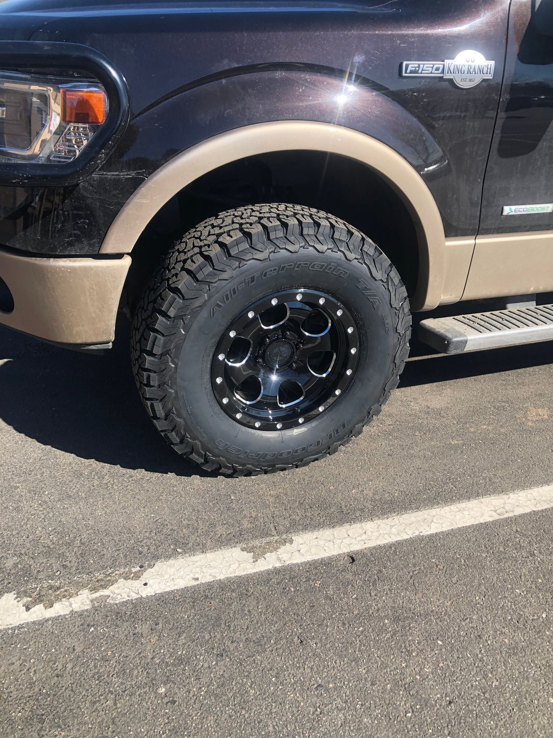 Leveled truck tire rubbing issue Ford F150 Forum Community of Ford