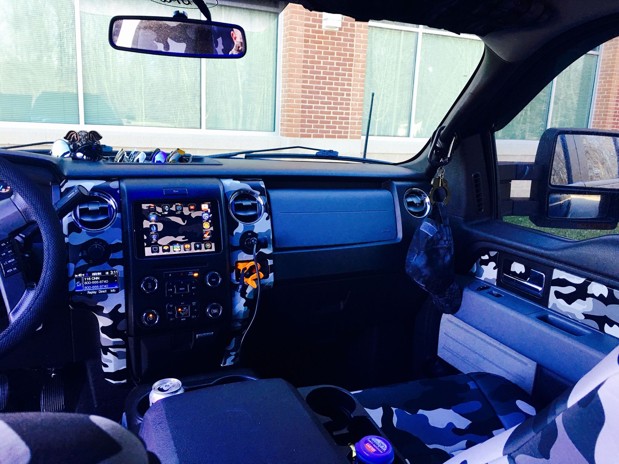 Redid the Camo Vinyl Wrap Interior Ford F150 Forum Community of
