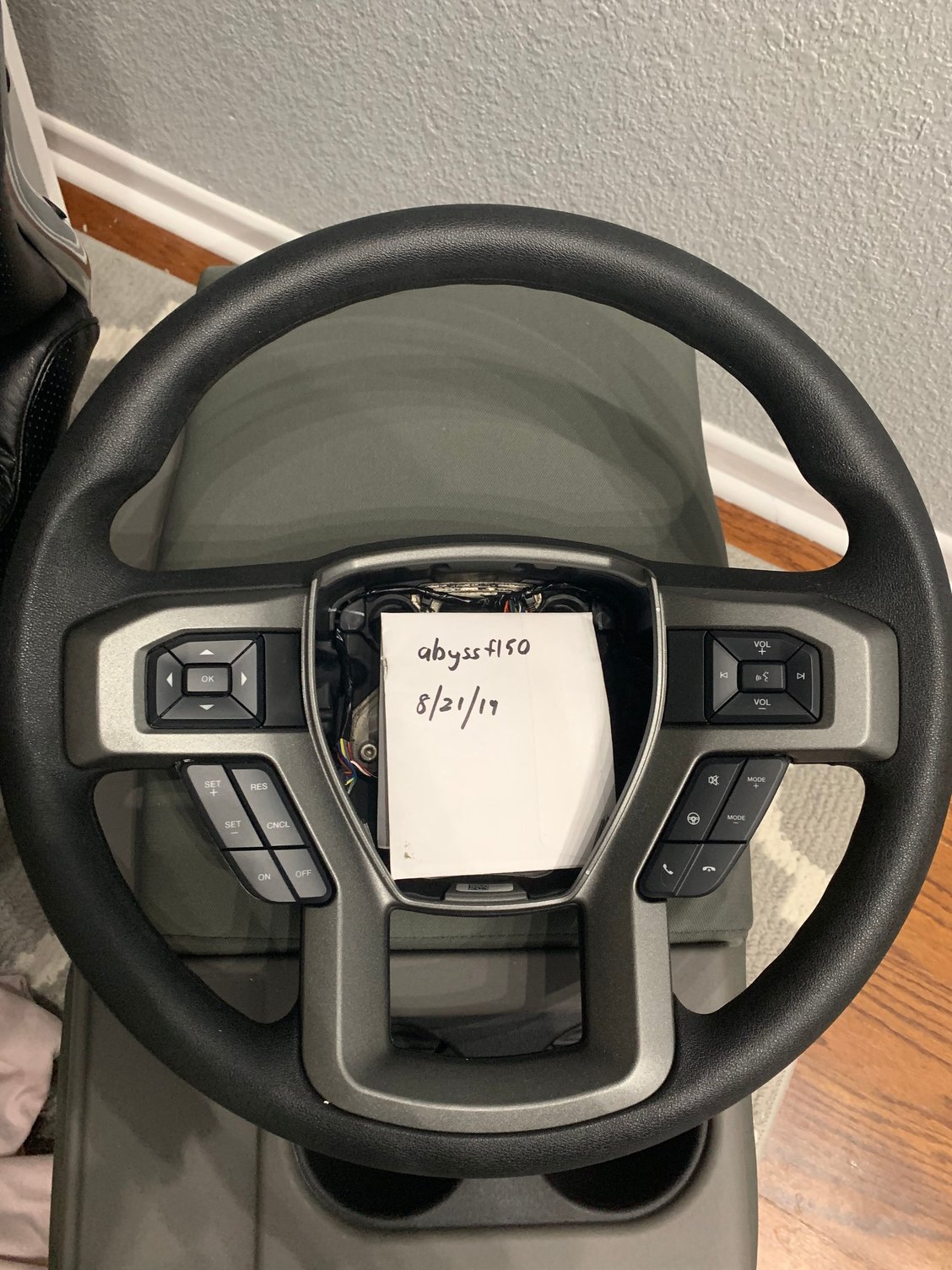 2019 F150 xl steering wheel with raptor trim/buttons Ford F150 Forum