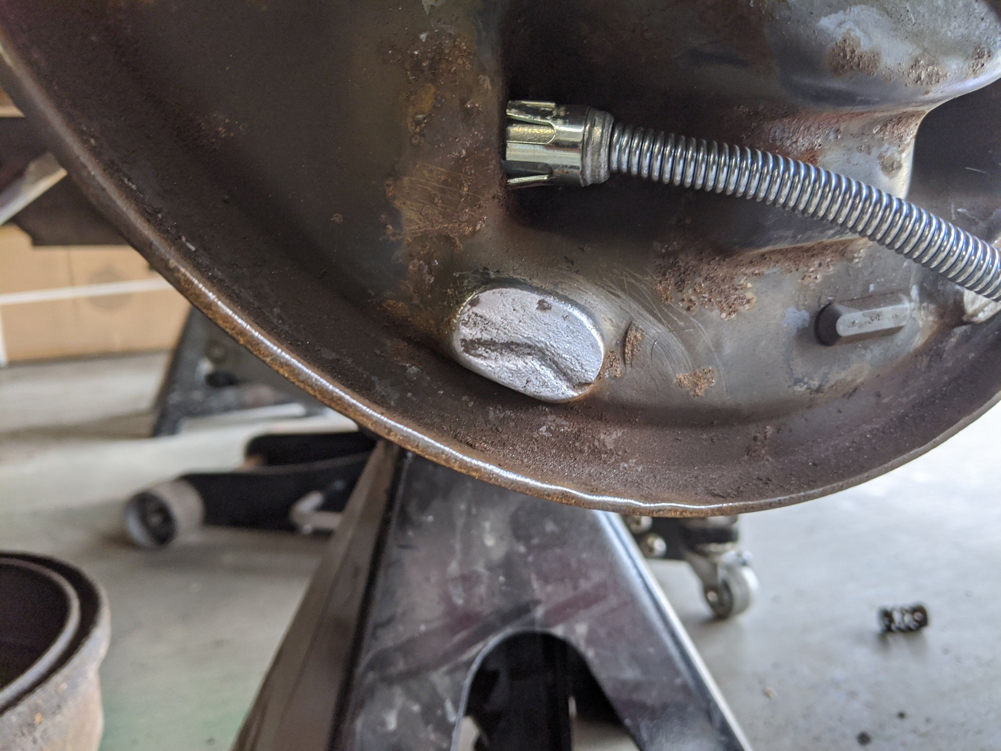 Parking brake cable spring too long Ford F150 Forum Community of