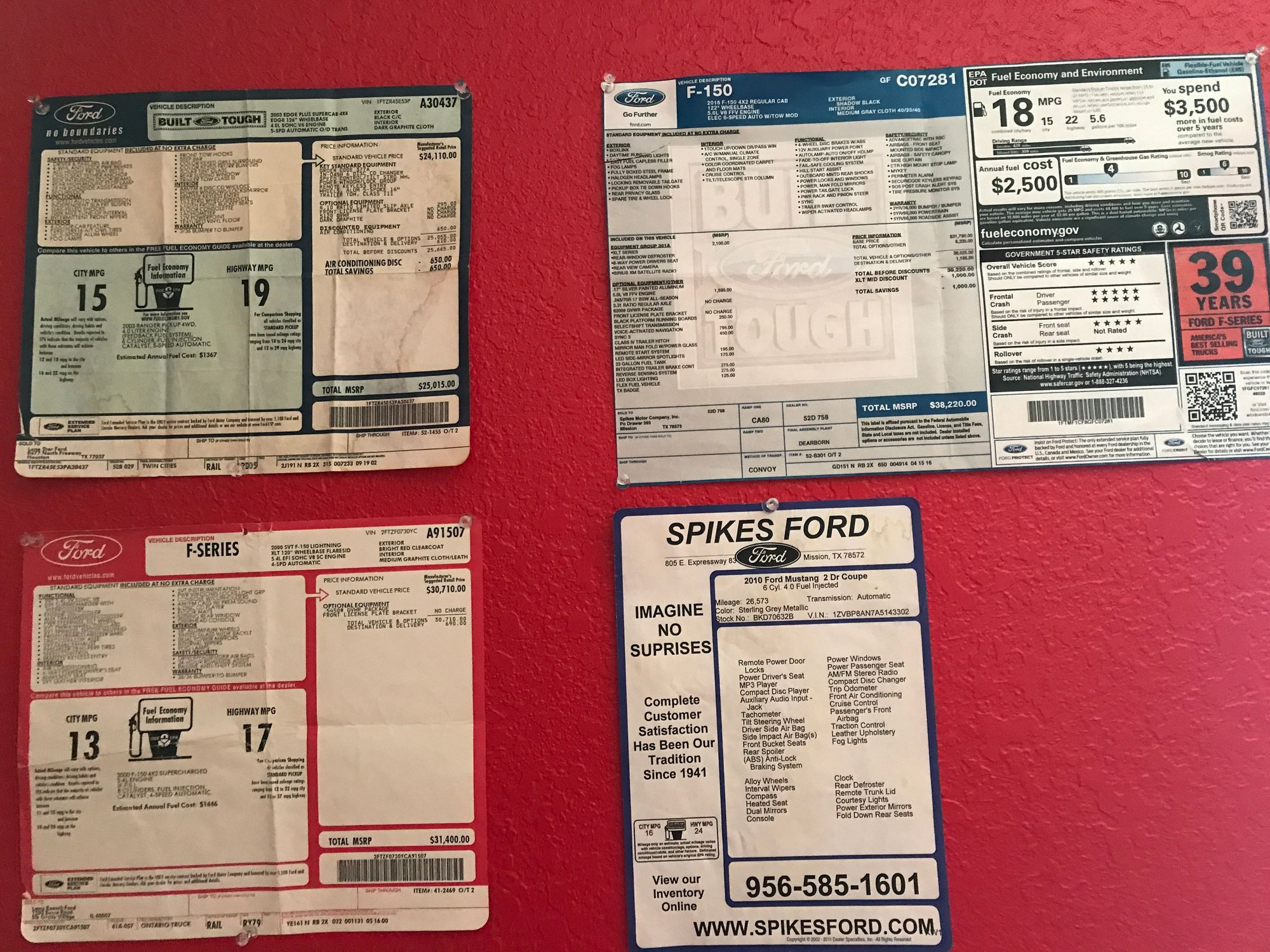 Show off your window stickers Ford F150 Forum Community of Ford