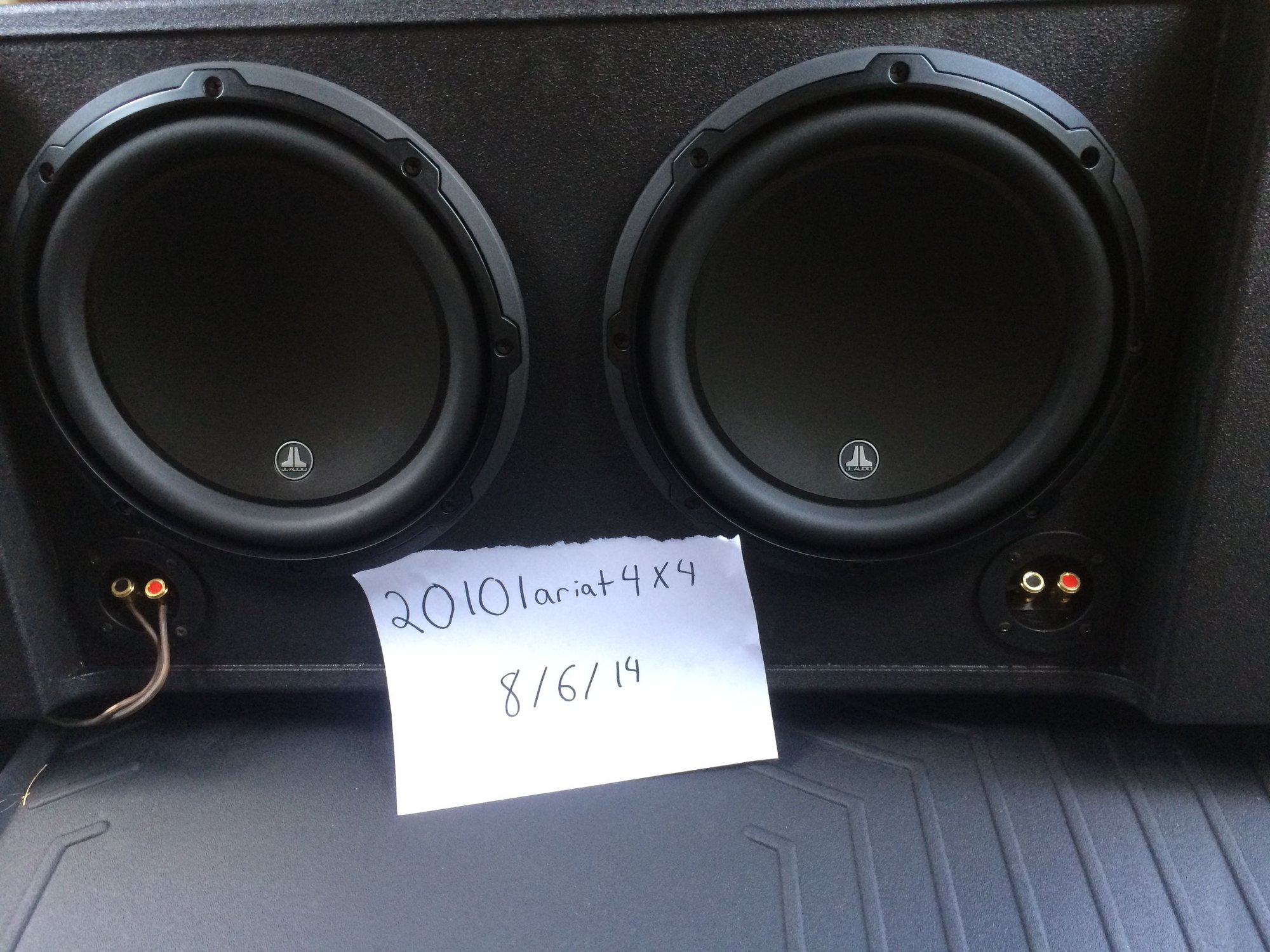 Southeast 2 Jl Audio 10w3v3 Subs With Fox Box Ford F150 Forum Community Of Ford Truck Fans