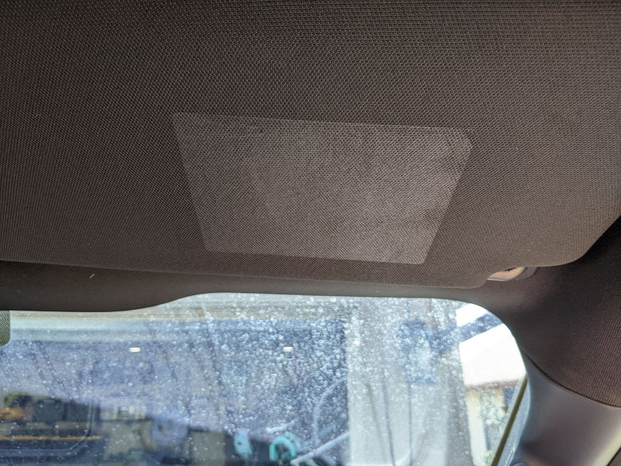 Removed Visor Sticker, how to get rid of glue residue Ford F150 Forum