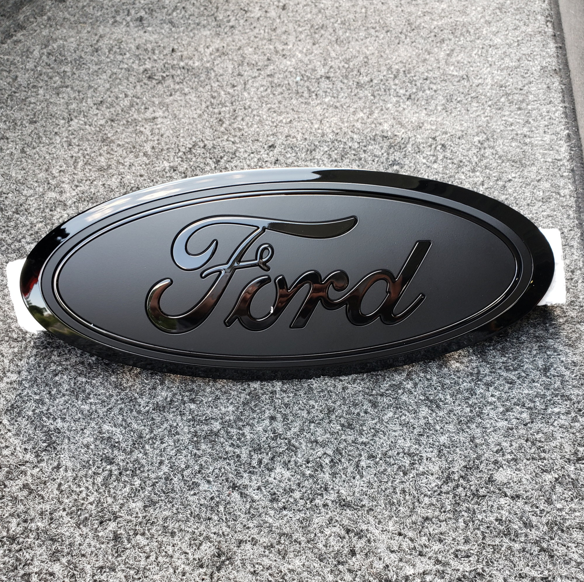 Blacked Out Ford Emblem F150