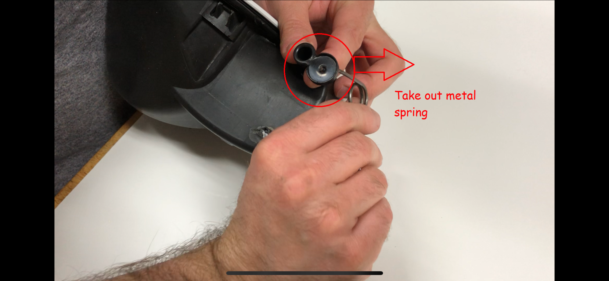 Fuel door/Gas Cap Upgrade/Repair after plastic snapped Ford F150