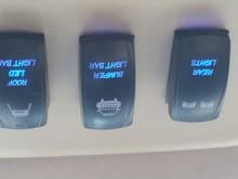 Rocker switches for Led lights