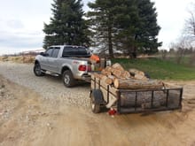 Hit 270,000 miles this day while doing a little firewood.