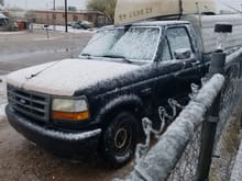 A rare snowfall in Tucson 
