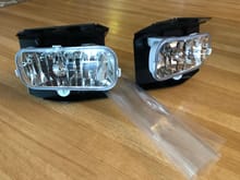 Fog lamps are in. Protective film also in place. Now waiting for the front bumper valence to arrive...
