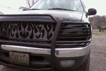 Blacked out w/Brush guard