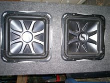 THIS IS WHY I HAVE NO BACKSEAT, 2 KICKER L7 12&quot; SUBWOOFERS WITH A 1500 WATT KICKER AMP, YES MY TRUCK MAKES CAR ALARMS GO OFF