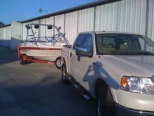 Picture was taken of my boat but you can kinda see the truck. I'll be adding more pics soon!