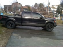 truck with the new wheels