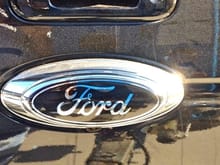 F150 Rear Emblem - 12/11 added black with chrome overlays to front and rear emblems.