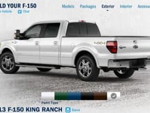 Here's what I built on the Ford website in preparation for my order.