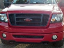 new headlights and painted Ford emblem