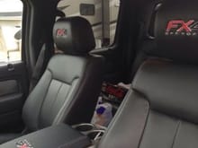 F150 Headrest &amp; Console Embroidery