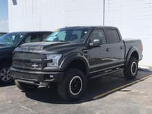 2016 F-150 Lariat Shelby Supercharged. Gorgeous truck. Stickers for $98,995.