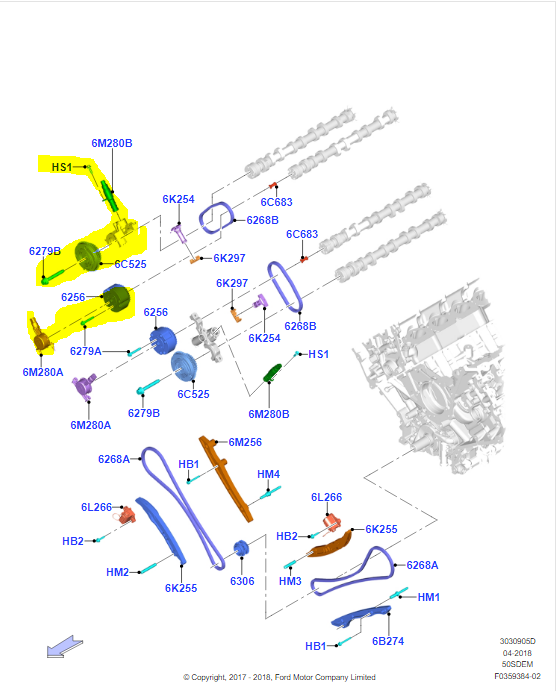 2018 5.0L Engine Rattle Noise On Deceleration And/Or Acceleration