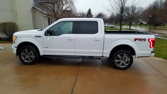 The first day I got the truck home