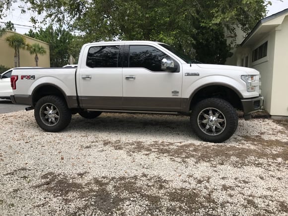 35x12.50r20 with 5" rough country