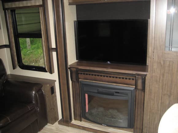 fireplace and heater combo. 