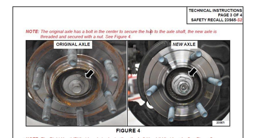 Broken bolt on the rear axle (23S65) - Ford F150 Forum - Community of