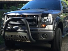 Added Raptor style grill lights.  Waiting for Raptor grill to come in next