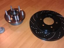 EBC Brake kit. Seprate rotor and hub assembly for 2wd!!