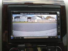 License plate frame back up camera