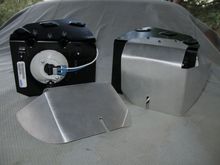 Fog light debris shields
