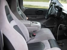 just the passenger side interior