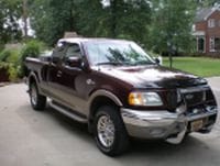 KING RANCH, this is an old picture, with some Hella lights on the push bar.