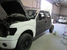 Accident- ready for paint