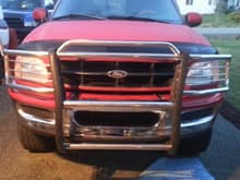Grille guard finished product.