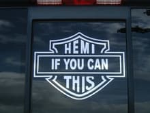 &quot;HEMI THIS IF YOU CAN&quot;