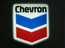 A cool Chevron canopy sign I have hanging in my garage!