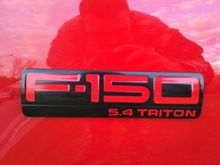 Driver side emblem close up