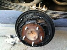 Rear axle seal took a dump...