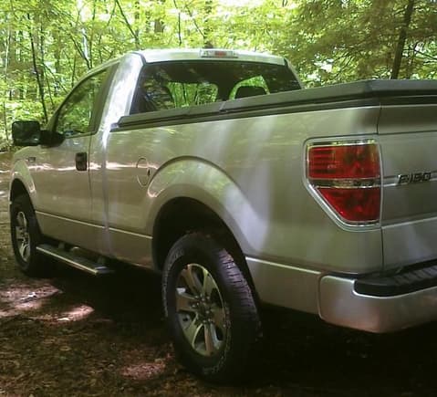 2011 F150 getting us to the trailhead for our weekend hike.