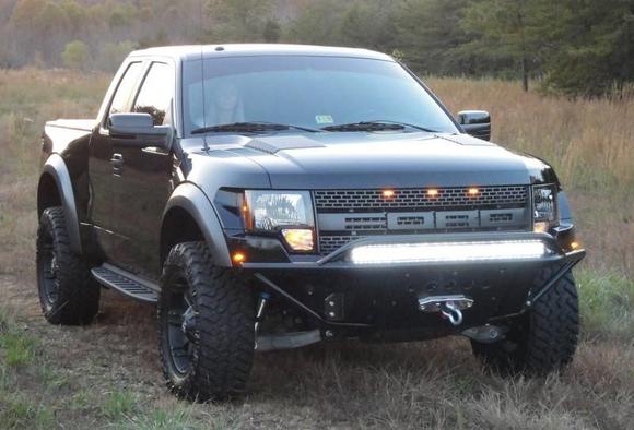 Addictive Desert Designs customize in bumpers and other truck mods.  These raptors are not my trucks, nor am I with this company.  So with any questions, contact them.