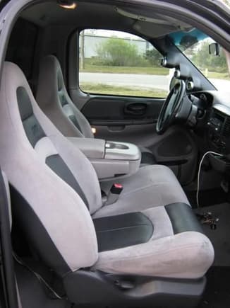 just the passenger side interior