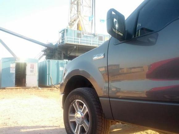 My truck at work here in the oil fields.
