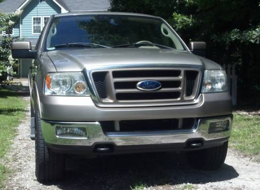 Lower grill reinstalled after paint.