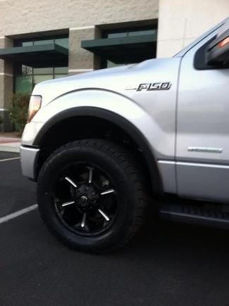 New Dune Fuel wheels 20x9 6 on 135 Nitto Grapplers A/T 305x55x20