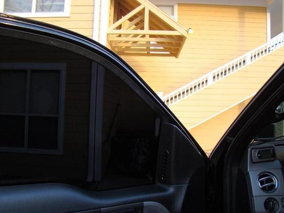 5% tint over 15% on front side