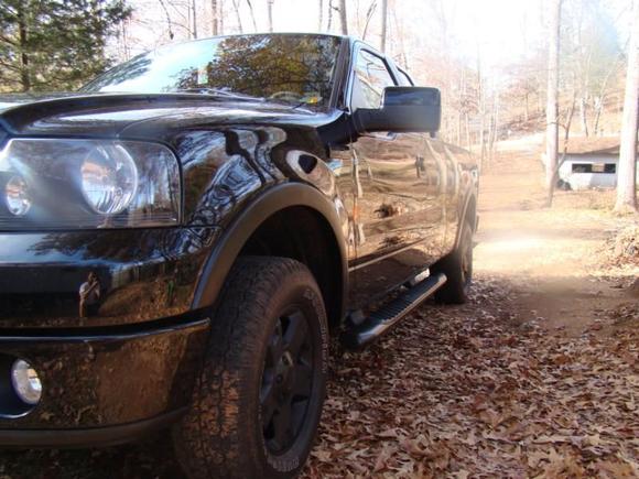Painted headlights and fender flares