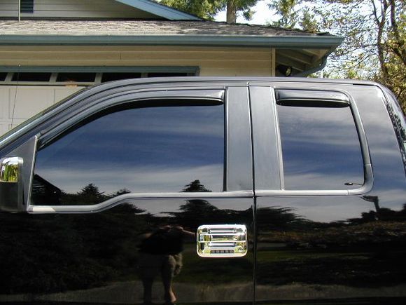 2 layers of 15% on front windows, back is stock 18% with 15% over it