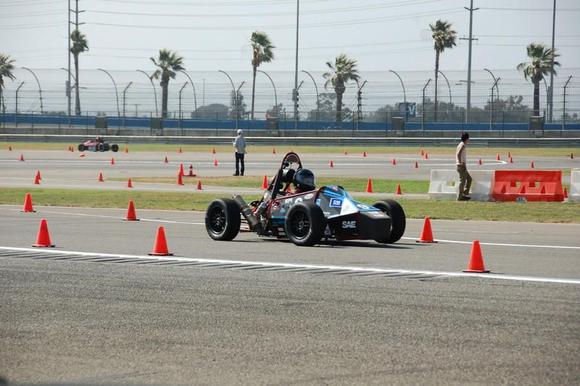 On track at California Speedway